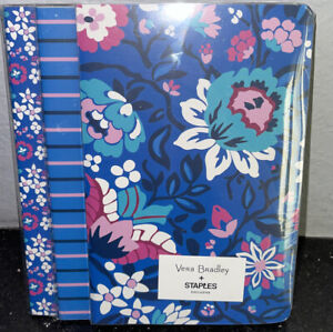 NEW Vera Bradley Bloom Berry Mini Notebook Set of 3
