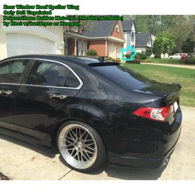 Alerón de techo ventana trasera tipo DrvGd 818R para sedán Acura TSX CU2 2009~2014 Foto 1 de 4