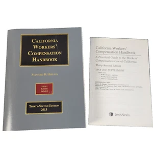 California Workers' Compensation Handbook Stanford D. Herlick 32 ed 2013 SC - Picture 1 of 11