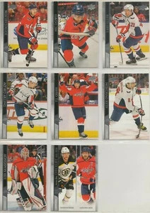 WASHINGTON CAPITALS ~ 2020-21 Upper Deck Series 1 Team Set ~ 8 Hockey Cards NHL - Picture 1 of 2