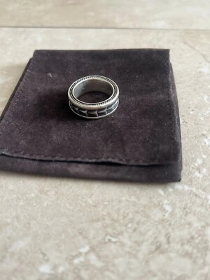 Anillo de banda ARMORY usado David Yurman para hombre de 8 mm de ancho talla 10 Foto 1 de 3