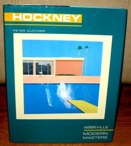 SIGNED David Hockney SIGNED Peter Clothier Artist Paintings Modern Masters HC DJ - Picture 1 of 8