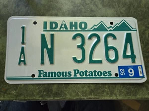 1992 Idaho Berühmte Kartoffeln Nummernschild # N 3264 - Bild 1 von 2