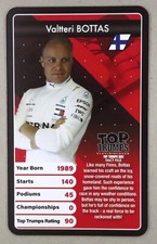 1 x card Top Trump F1 Grand Prix Heroes Valtteri Bottas ≠ ©2022 ≠ Q54