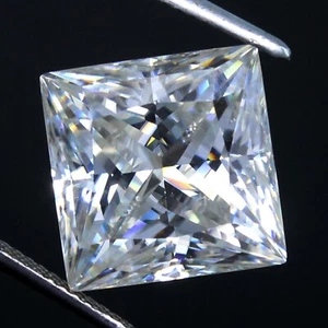 Natural DE Color VVS1 Clarity Excellent Cut White 3x3 MM Princess Loose Diamond - Picture 1 of 8