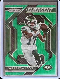 Garrett Wilson - 2023 Panini Prizm Football - Emergent - Green Wave Prizm #H-20 - Bild 1 von 1