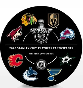 Puck Hockey Commemorativo 16 Squadre Partecipanti Stanley Cup Playoffs 2020 - Foto 1 di 2