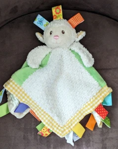 Taggies LAMB LOVEY Peluche Crema Pecore Coperta di Sicurezza 12" Mary Meyer Giocattolo Bambino - Foto 1 di 7