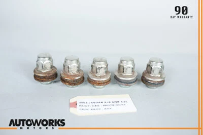 04-09 Jaguar XJ8 XJR Vanden Plas X350 Juego de 5 pernos de tuerca de llanta OEM Foto 1 de 4