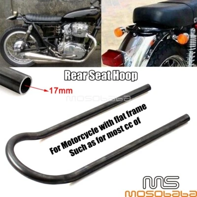 Motorcycle Cafe Racer Seat Hoop Upswept Frame Loop 7/8" For BMW F650CS Honda CB - Image 1 of 4