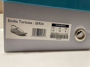 Aetrex Emilia Tortoise Sandal SZ 10 US 41 EU - Picture 1 of 3