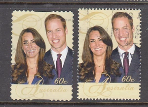 2011 Royal Wedding Prince William & Kate Middleton Used 60c sheet + self adhes - Picture 1 of 1
