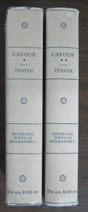THE LIFE AND TIMES OF CAVOUR Vols I & II by William Roscoe Thayer - 1911 - Picture 1 of 18