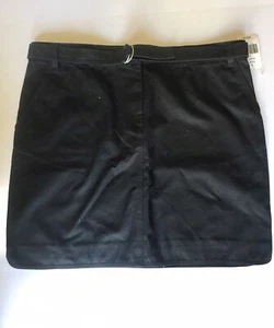 French Connection Womens Skirt Black Cotton NWT $78 - Picture 1 of 6