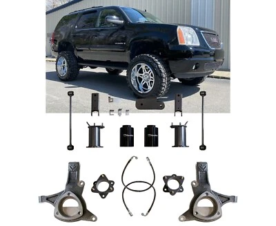 2007-2014 GMC Yukon 2WD 7.5″ Suspension LIFT KIT (SPINDLES/STRUT SPACERS) - Image 1 of 4