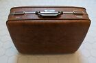 1970s American Tourister  Suitcase Vintage Hard Shell Luggage Brown Lg Locking