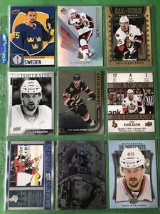 Erik Karlsson Mixed Lot (9 cards) st3946 - Picture 1 of 2