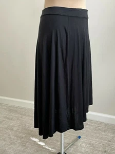 Falda negra descolorida Glory longitud alta baja para mujer talla S - Imagen 1 de 8