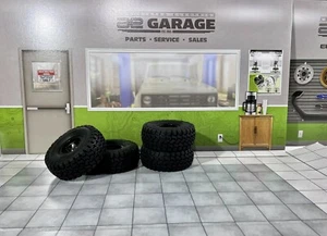 General Grabber A/T X Tires, 1.55 x 3.85in Set On Trigon Wheels. See Description - Picture 1 of 9