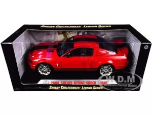 Ford Shelby Mustang GT500 2008 rojo serpiente 1/18 coleccionables Shelby SC313 - Imagen 1 de 1