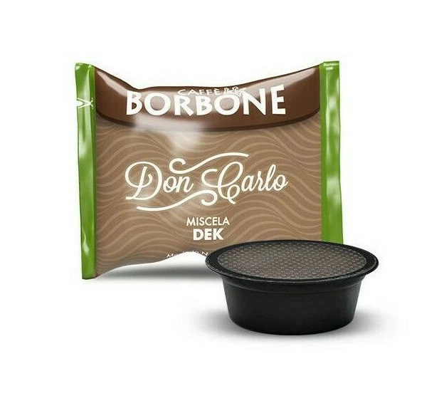 100 Capsule Borbone Don Carlo Dek x Lavazza A Modo Mio Decaffeinato Deca Caffè