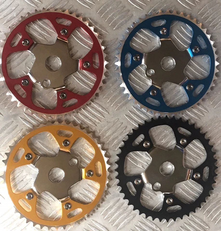 Alloy/Steel Sprocket 44T 1/2"x1/8 Bicycle Chainring BMX Cruiser Bike 4 Colors - Image 1 of 1