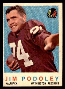 1959 Topps Football #165 Jim Podoley EX *d3