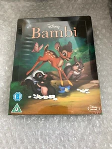 DISNEY'S BAMBI (1942) STEELBOOK [OOP/NEW/Blu-ray]  - Picture 1 of 10