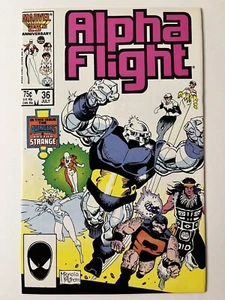 Alpha Flight #36 ✅ Julio 1986 ✅ Avengers & Dr. Apariencia extraña ✅ Marvel Comics - Imagen 1 de 13