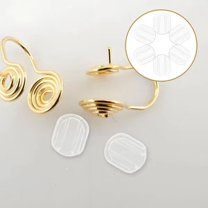 40 Pcs Clip-on Earrings Cushions Backs Comfortable Accessories Diy Pad - Bild 1 von 12