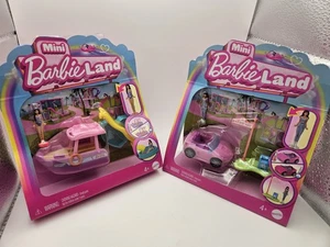 Nuevo con etiquetas ~ Mini Barbie Land 🩷 Par de juegos ~ Con muñecas y accesorios - Imagen 1 de 8