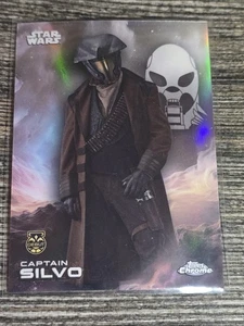 2025 Topps Chrome Star Wars DEBUT #21 Captain Silvo Rainbow Refractor - Bild 1 von 6