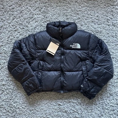 THE NORTH FACE Black Puffer Jacket Size Small Brand New