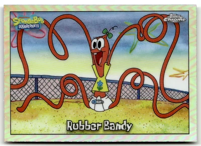 Topps SpongeBob Chrome 2025 No. 140 Rubber Bandy Refractor - Image 1 of 2