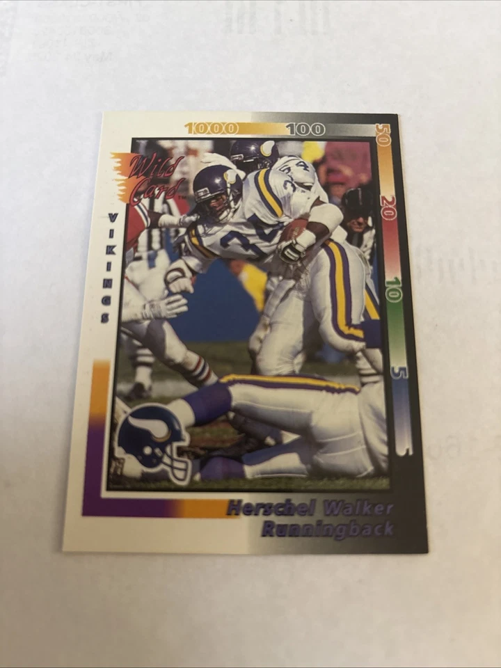 1992 Wild Card - Herschel Walker #63 Minnesota Vikings - Image 1 of 1