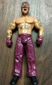 Rey Mysterio 7” 2003 JAKKS Pacific WWE Wrestling Action Figure Burgundy - Picture 1 of 2