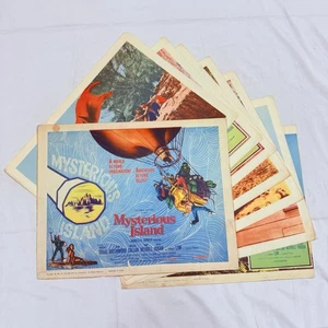 1961 Mysterious Island Original 11x14" Lobby Card Set Of 8 Sci Fi Jules Verne - Bild 1 von 9