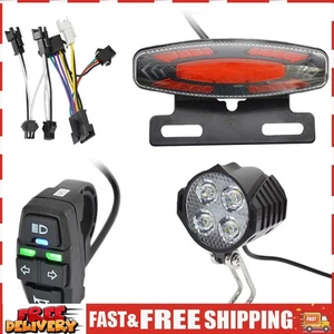 Professionelles elektrisches Fahrrad-Vorder- und Rücklicht-Set, Schalter-Adapter - Bild 1 von 12
