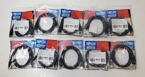 10x New TRIPP LITE Anti-Bacterial DisplayPort 6ft Cable w/ Latches (P580AB-006) - Picture 1 of 5