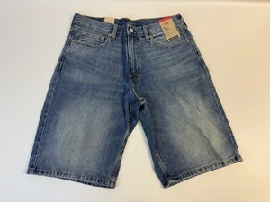NEW Levi’s 469 Loose Shorts Blue Medium Wash Men’s Size 32 12" Inseam - Picture 1 of 8