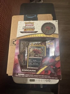Pokemon Sun & Moon Shining Legends Zoroark Pin Collection Box Factory Sealed - Picture 1 of 1