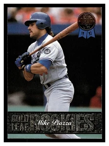 Mike Piazza #4 1993 Leaf Los Angeles Dodgers - Picture 1 of 2