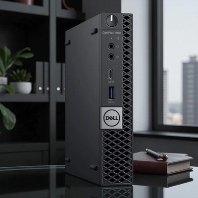 Dell 7060 Micro Intel 6-Core i5 32GB 1TB NVMe SSD Wi-Fi HDMI 7060 Windows 11 Pro - Image 1 of 4