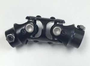 Forged Steel Black Universal Double Steering U-Joint 3/4" DD x 3/4-30 Spline - Picture 1 of 1