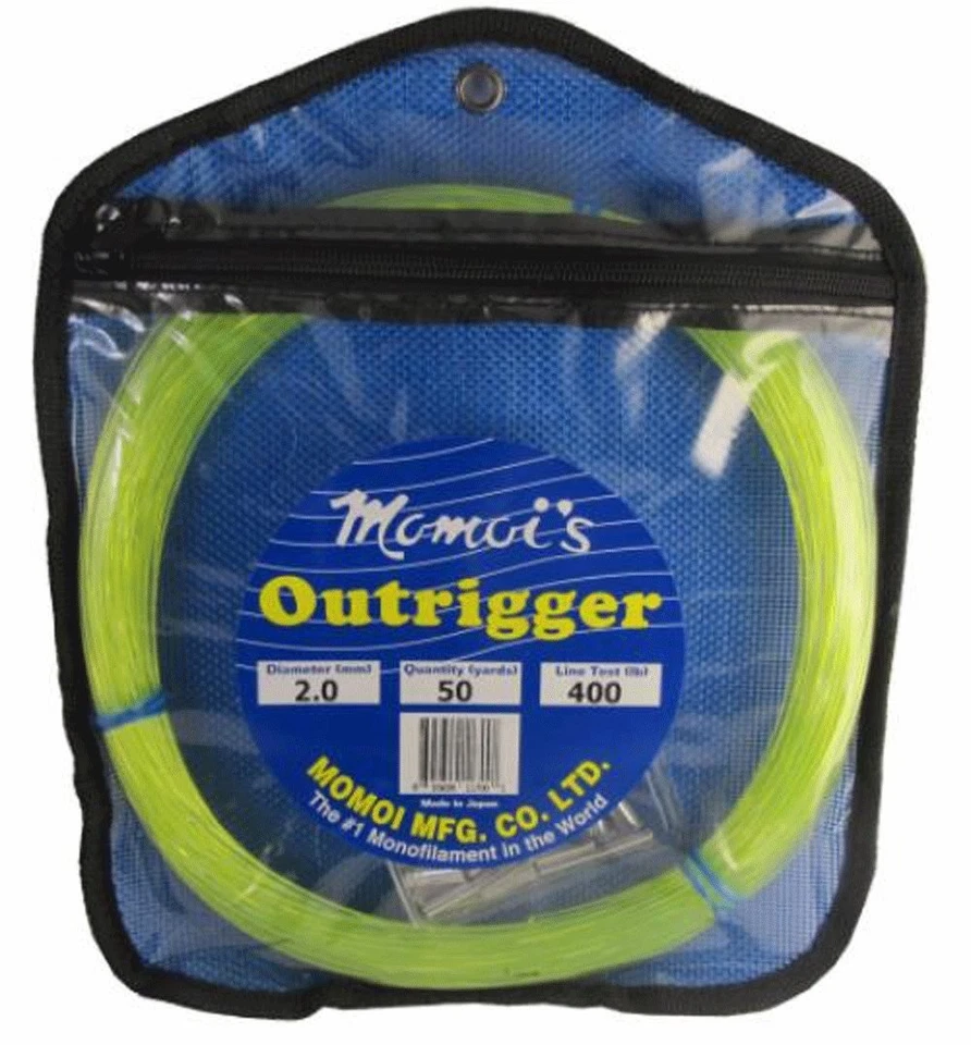 Kit de aparejo monofilamento estabilizador Momoi - 400 lb. Prueba de línea - amarillo de alta visibilidad Foto 1 de 1