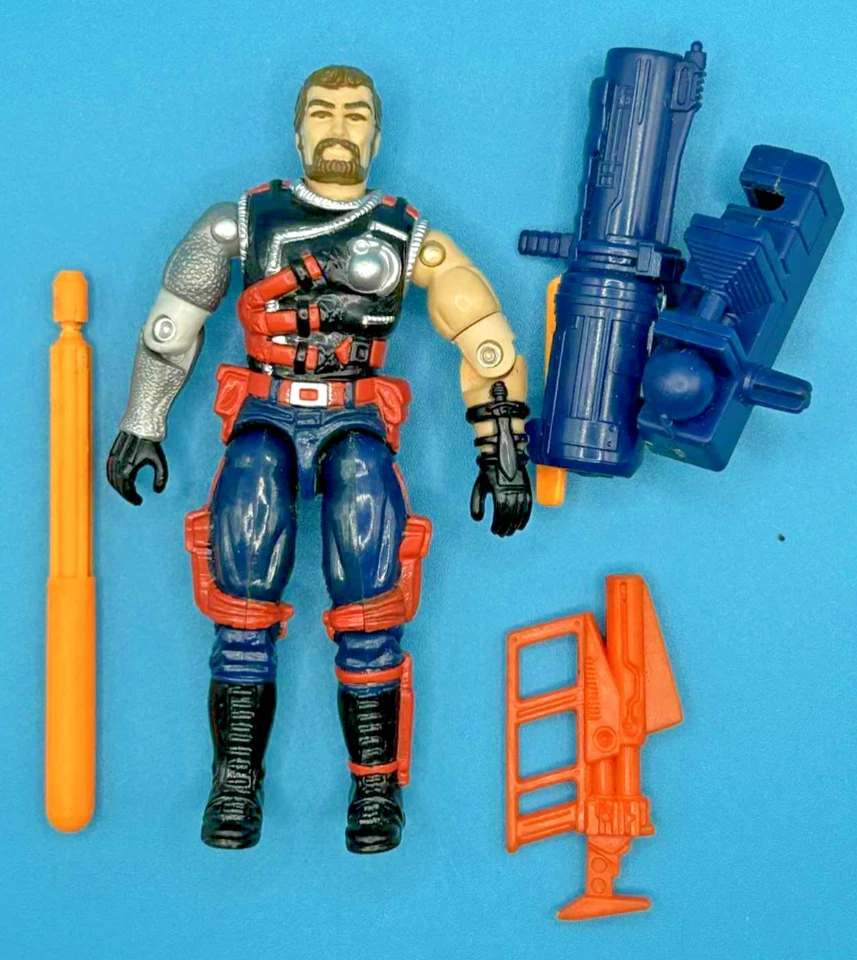 G.I. Joe Mercer V2 3.75” Action Figure 100% Complete 1991 Hasbro ARAH Vintage EX - Image 1 of 3