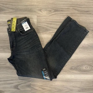 Lee Herren Extreme Motion Regular Fit Dark Wash Bootcut 32x34 Jeans Neu mit Etikett - Bild 1 von 7