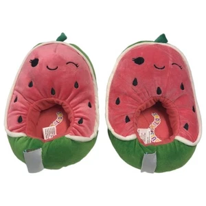 Squishmallows Womens Pink Wanda Watermelon Slippers House Shoes 7-8 - Picture 1 of 2