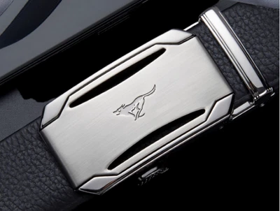 Septwolve Hombres Cinturón Cuero de Vaca Genuino Bloqueo Automático Hebilla Negro 613002000-07 Foto 1 de 4