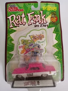 Racing Champions Rat Fink Ed "Big Daddy" Roth Pink & White Color Me Gone - Bild 1 von 3